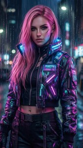 Neon Heroine Rain