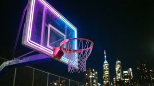 Neon Hoop Night