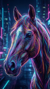 Neon Horse
