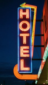 Neon Hotel Sign