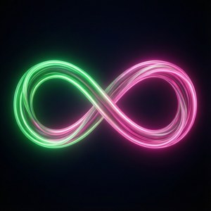 Neon Infinity Loop