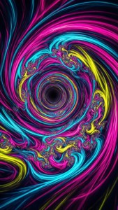 Neon Infinity Tunnel