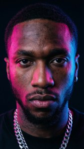 Neon Intensity Portrait