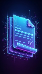 Neon Invoice Geometry