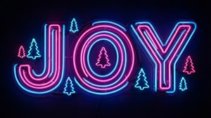 Neon Joy Sign