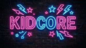 Neon Kidcore Sign
