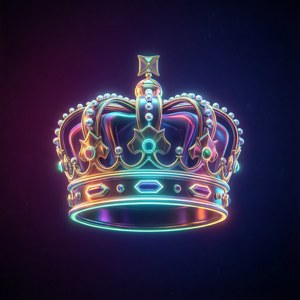 Neon King Crown