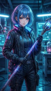 Neon Lab Mage
