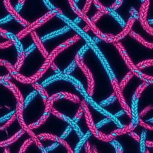 Neon Laces Pattern