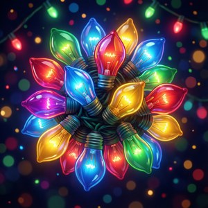 Neon Light Cluster