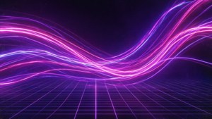 Neon Light Streaks