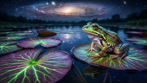 Neon Lily Pad Pond