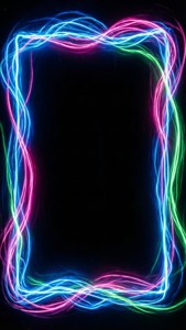 Neon Line Border