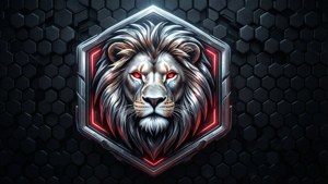 Neon Lion Trophy