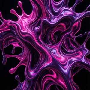 Neon Liquid Flow