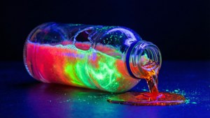 Neon Liquid Spill