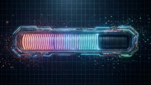 Neon Loading Grid