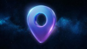 Neon Location Star