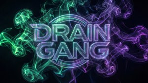Neon Logo Swirl