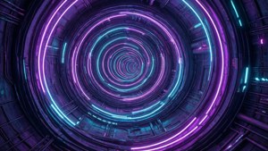 Neon Loop Tunnel