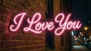 Neon Love Sign