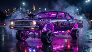 Neon Lowrider Night