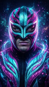 Neon Luchador Aura