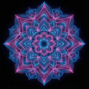 Neon Mandala