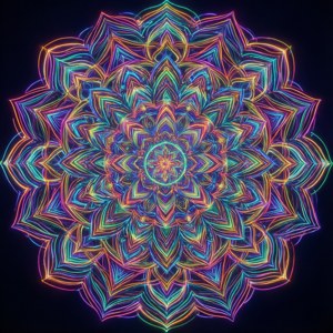 Neon Mandala Spectacle
