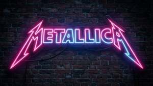 Neon Metallica Sign
