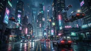 Neon Metropolis Night