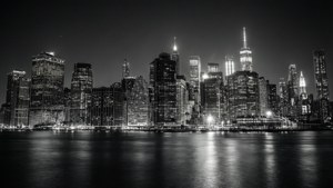 Neon Midnight Skyline