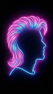 Neon Mullet Glow