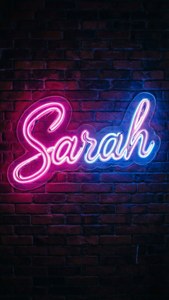 Neon Name Glow