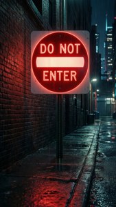 Neon Night Alley