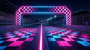 Neon Night Finish