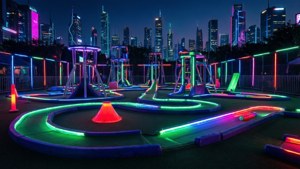 Neon Night Golf