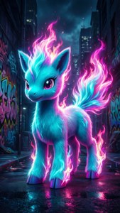 Neon Night Ponyta