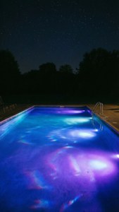 Neon Night Pool