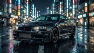 Neon Nights Skyline