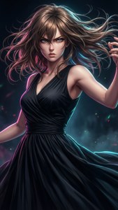 Neon Noir Elegance