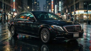 Neon Noir Sedan