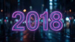 Neon Number 2018