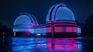 Neon Observatory Night