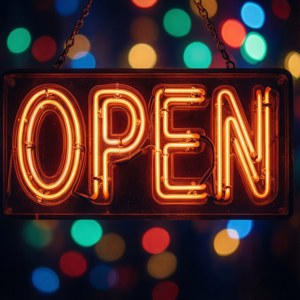 Neon Open Sign