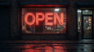 Neon Open Sign
