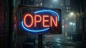 Neon Open Sign