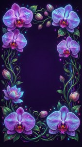 Neon Orchid Glow