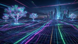 Neon Overworld Grid