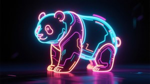 Neon Panda Cyberpunk